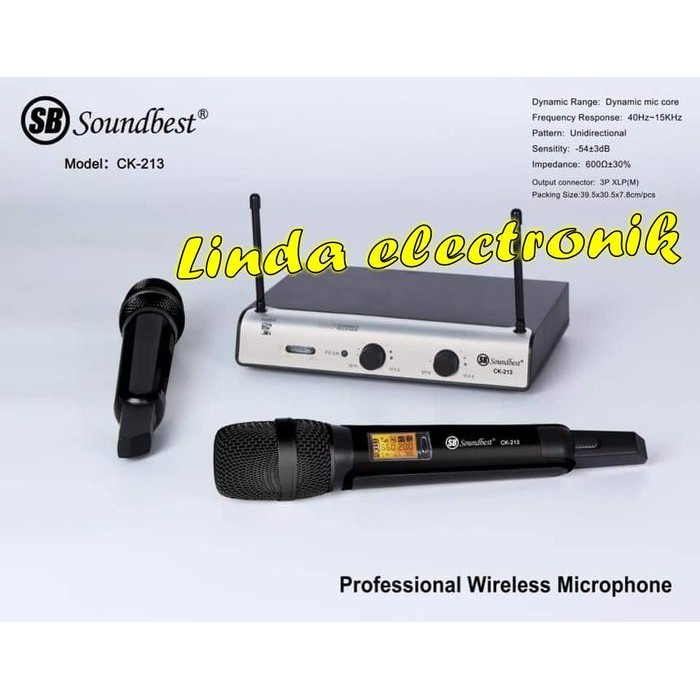 mic soundbest ck 213 wireless soundbest ck213