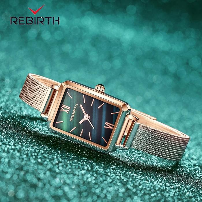 REBIRTH jam tangan wanita New Mode Santai Anti Air Jam Tangan cewek