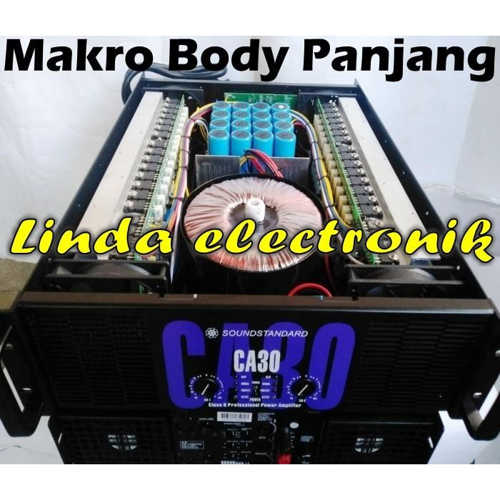 POWER AMPLIFIER CA 30 CA30 SOUNDSTANDARD BODY PANJANG