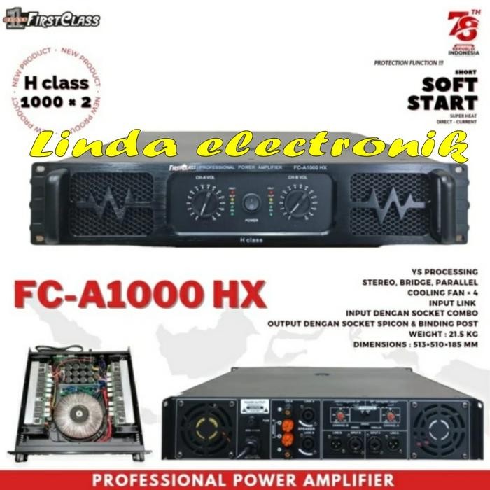 power amplifier firstclass fca 1000 hx fc a 1000 hx fca 1000hx class h