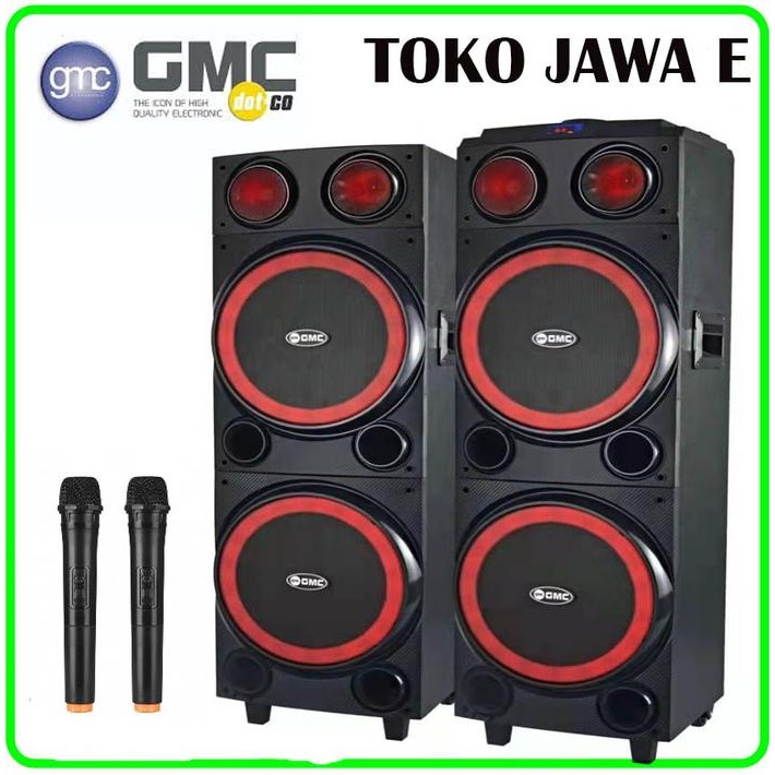 SPEAKER BLUETOOTH GMC 899L Ukuran 10 Inch X 4 - FREE MIC 2 Pcs