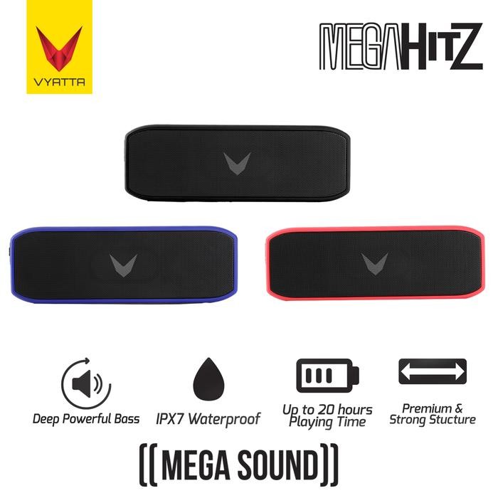 VYATTA MEGA HITZ TWS SPEAKER BLUETOOTH PORTABLE 20W WATERPROOF