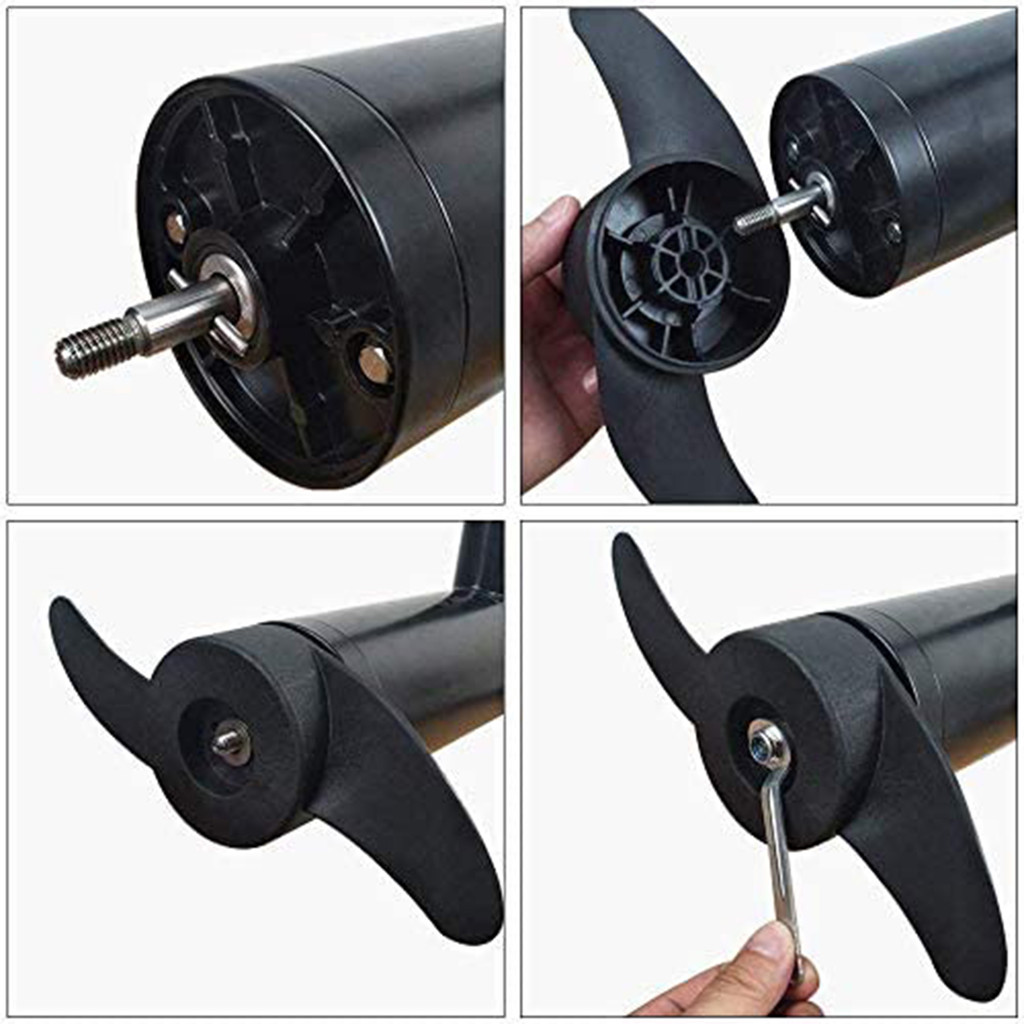 2 Blades Boat Propeller Outboard Motor Propeller Electric Trolling Motor Outboard Propeller for 32lb