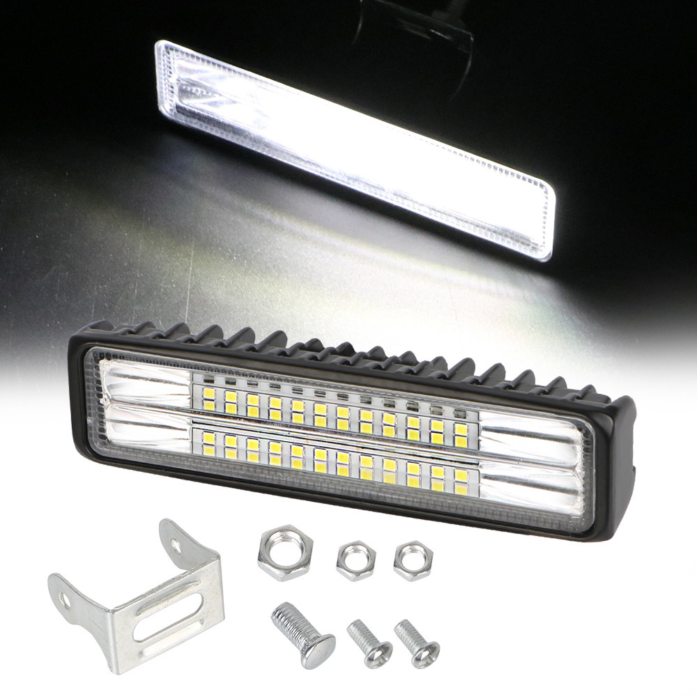 LED Light Bar 12-24V Super Bright For Auto Motorcycle Truck Spotlight Work Light Off Road 72W 24 LED