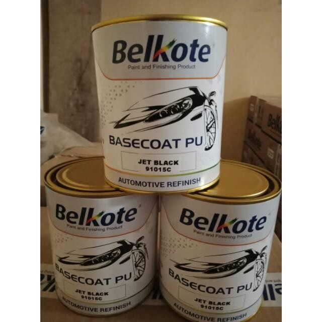 Jual Belkote Basecoat PU Jet Black 91015C Limited