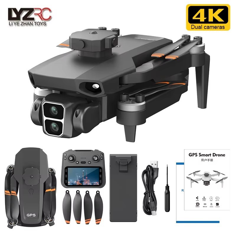 L106-1 GPS Professional Drone With 4K HD Camera Screen Remote 5G WIFI 3KM EIS Obstacle Avoidance FPV