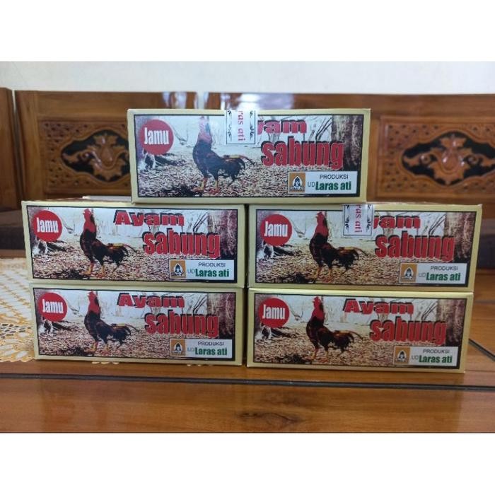 Ayam Sabung Satu Pak Jamu Larasati Laras Ati Isi 20 Kotak Kecil -Gratisongkir