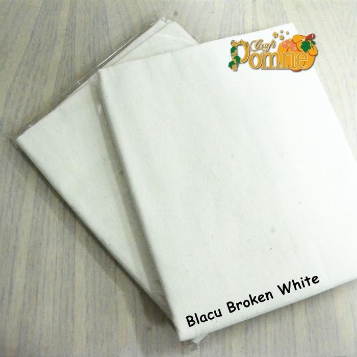 

KAIN BLACU BROKEN WHITE 1 M / KAIN UNTUK SULAM UK. 1M KODE 372