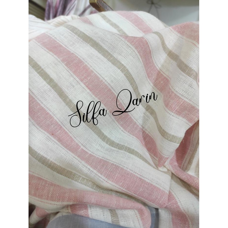 

KAIN KATUN LINEN MOTIF SALUR IMPORT / BAHAN KATUN LINEN SALUR (HARGA 0,5 METER) KODE 619