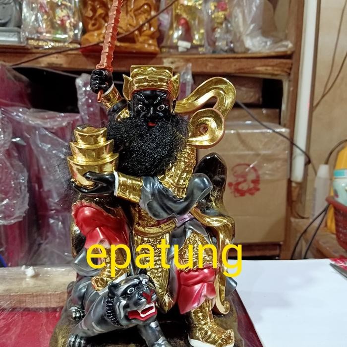 Ready Stok patung dewa rupang dewa han tan kong tio guan suei fiber 8 inch