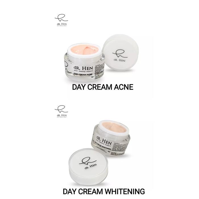 dR. Hen - DAY CREAM ACNE / Dr. Hen DAY CREAM WHITENING by Dr. Richard Lee Dr. Hen Cream Krim Pagi
