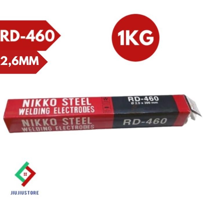 Terbaru - Nikko Steel Kawat Las Nikko Steel Rd 460 2,6Mm 1Kg Kawat Las 2,6Mm 1Kg