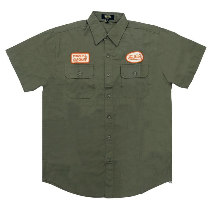 Von Dutch Workshirt 1497 Army Green