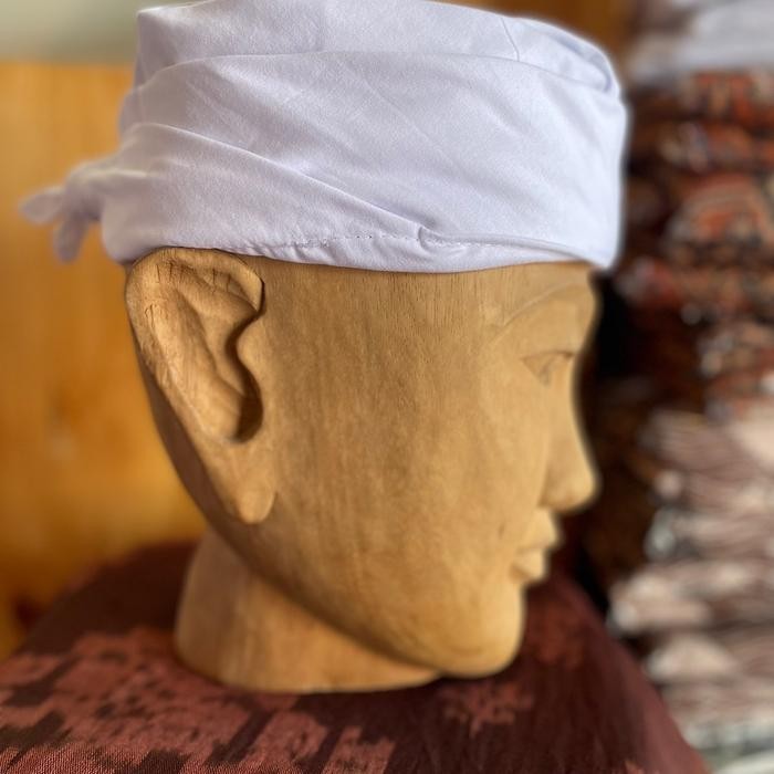 TERLARIS Udeng Putih Mangku (BLANGKON) READY STOCK