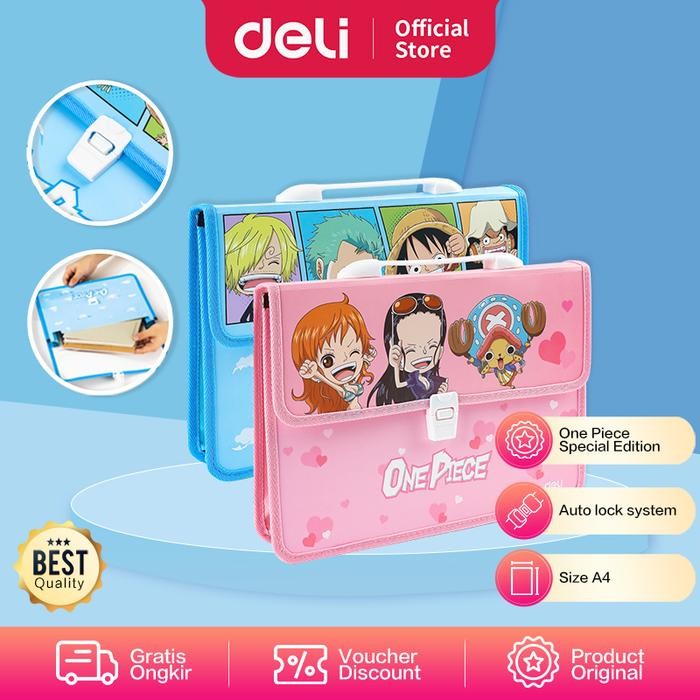 

SIAPKIRIM One Piece ool Briefcase / Tas Dokumen A4 Lucu Kartun One Piece Dengan Sistem Auto Lock