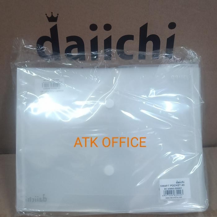 

SIAPKIRIM Map Kancing A5 Daiichi Bening sepak (12pcs) READY STOCK