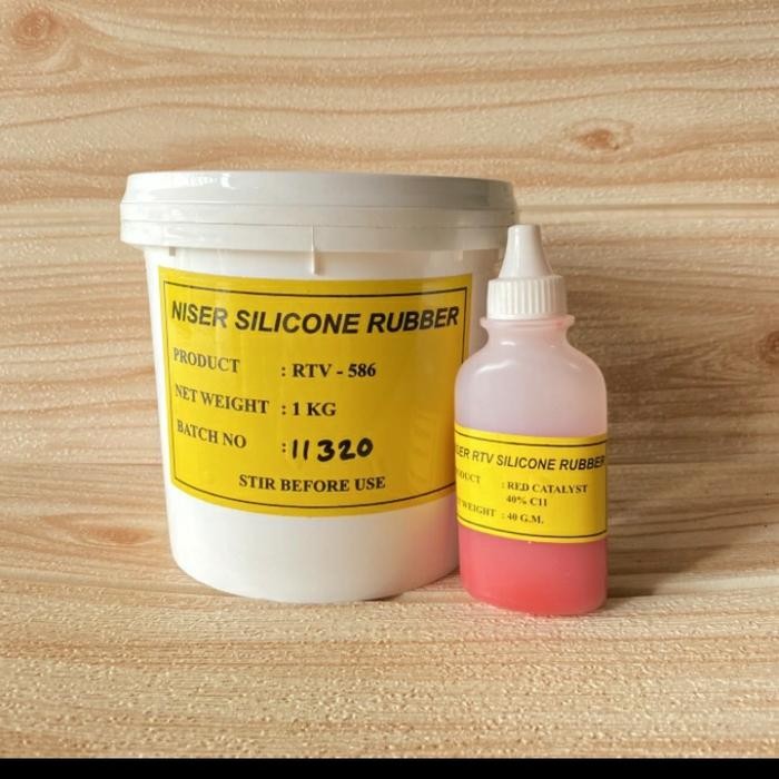 SILICONE RUBBER RTV 586 cepat kering 1 set