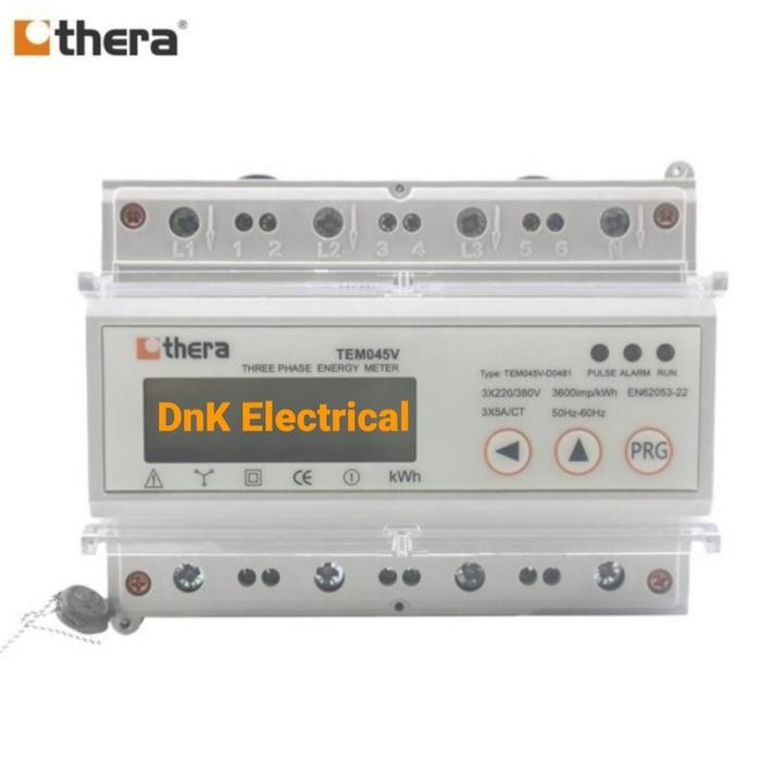 KWH METER 3 PHASE VIA CT MODBUS THERA TEM045V-D0481 SALE