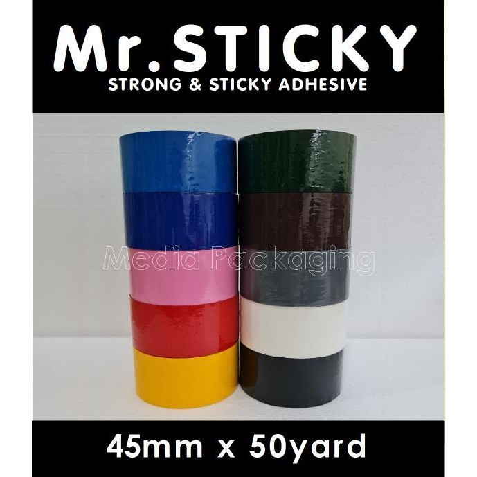 

LAKBAN WARNA MR.STICKY 45MM X 50 YARD