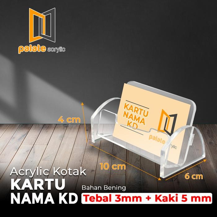 

Akrilik Kartu Nama / Acrylic Kartu Nama Model KD 08