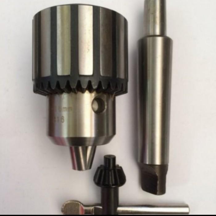 1 SET DRILL CHUCK / KEPALA BOR 16 MM JT3 + ADAPTER / ASBOR MT3 JT 6 SALE
