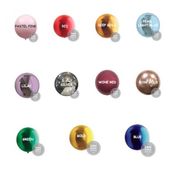 

Terlaris 7" Sphere Foil Balloon / Balon Foil Sphere Foil / Balon Bulat SALE