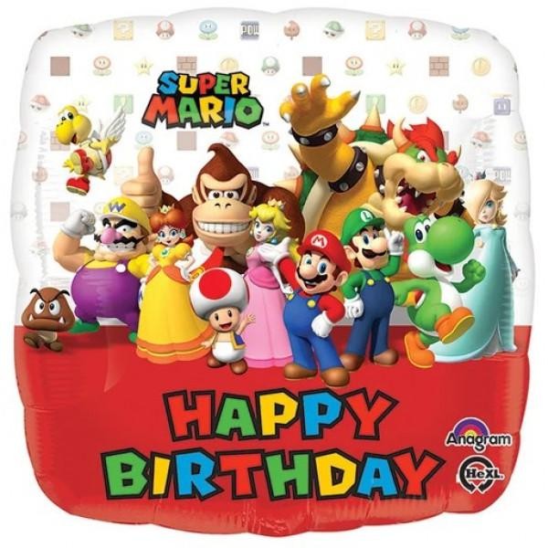 

Terlaris 17 Inch Foil Balon Super Mario Happy Birthday Anagram SALE