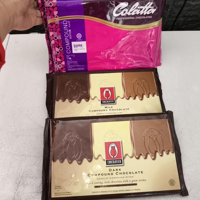 

Lecy.store2 Tulip dark chocolate compound 1 kg