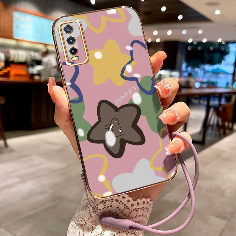 Casing Hp Untuk VIVO Y20 Y20s Y20i Y12A Y20S M Y20S D Y20S G Y11s Y30G Case Casing Bintang pola Kesi