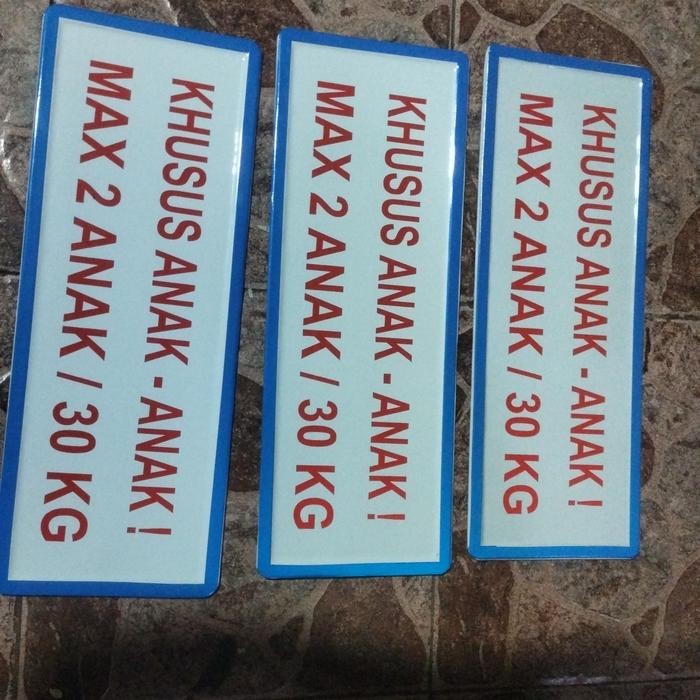 

Plang Jalan Custom 15 X 50 Cm