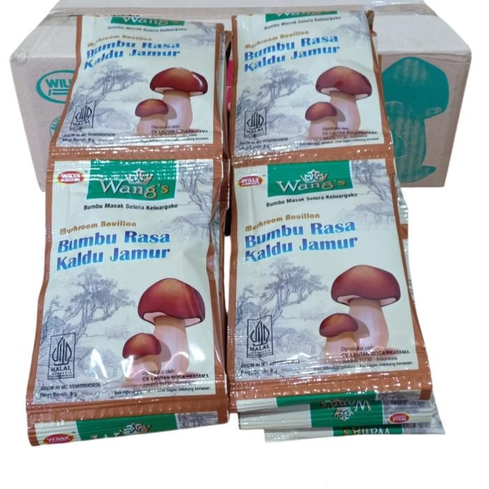 

Kaldu Jamur Wang's 1 Dus 10 Pack 240 Sacet - Kuah - Soup Mushroom Sayur