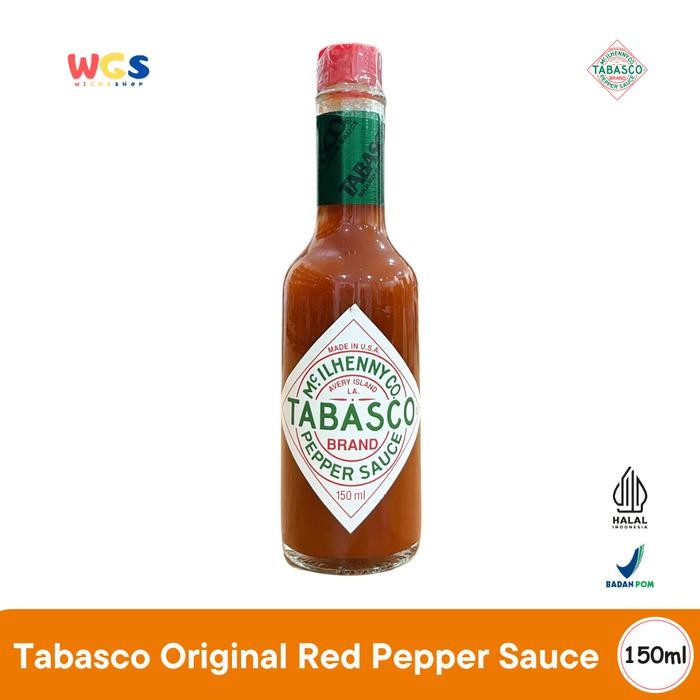 

Tabasco Original Red Pepper Sauce 150ml - Saus Cabai Asli Amerika Rasa Pedas Klasik