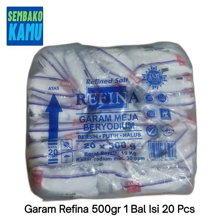 

Garam Refina 500 Gr 1 Bal Isi 20 Pcs