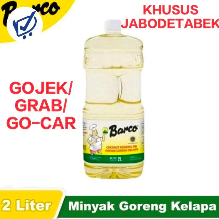 

BARCO Minyak Goreng Kelapa Murni Coconut Cooking 2 Liter Botol Gojek