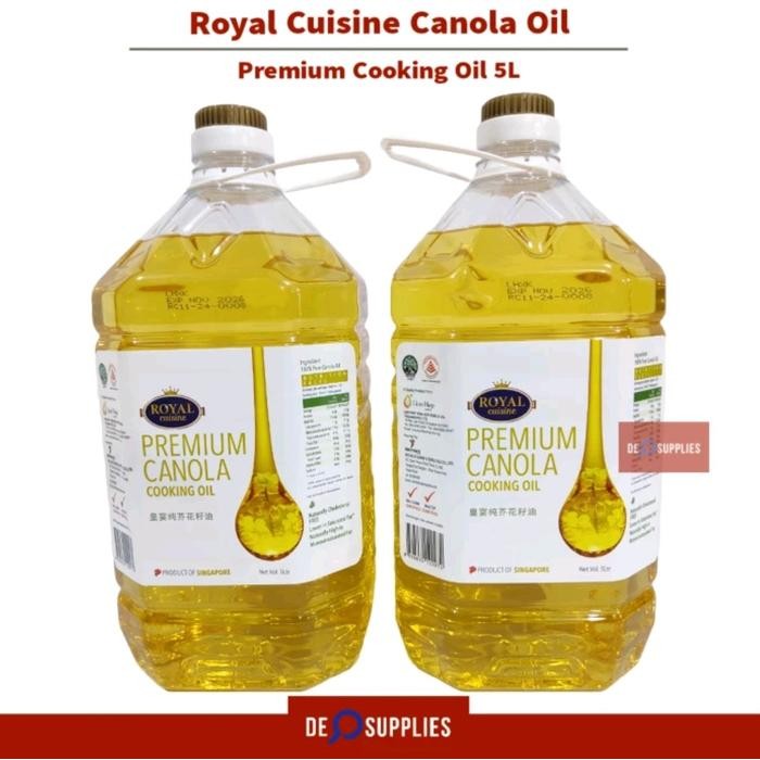 

Royal Cuisine Premium Canola Oil 5L - Minyak Canola Kanola Sunora
