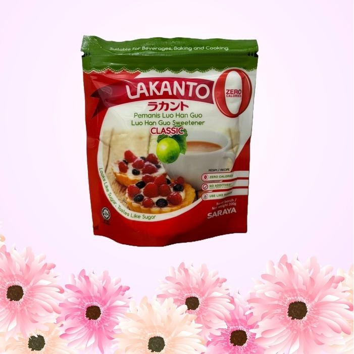 

LAKANTO Luo Han Guo 200 Gram Sweetener Gula Keto Monk Fruit