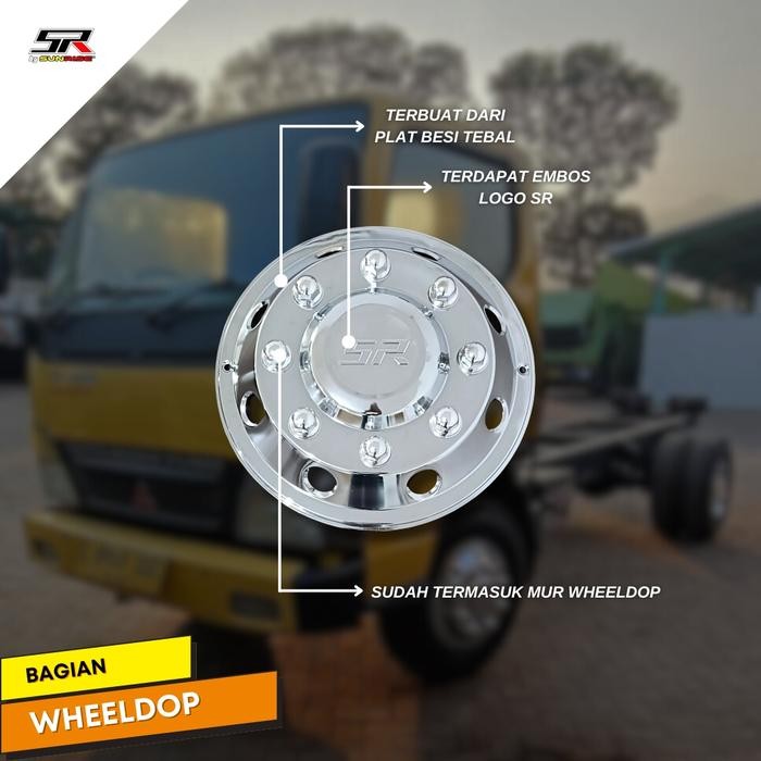 Ready Wheeldop Ring 16 PARIWISATA Welldop Cover Velg Truck Canter Whell dop