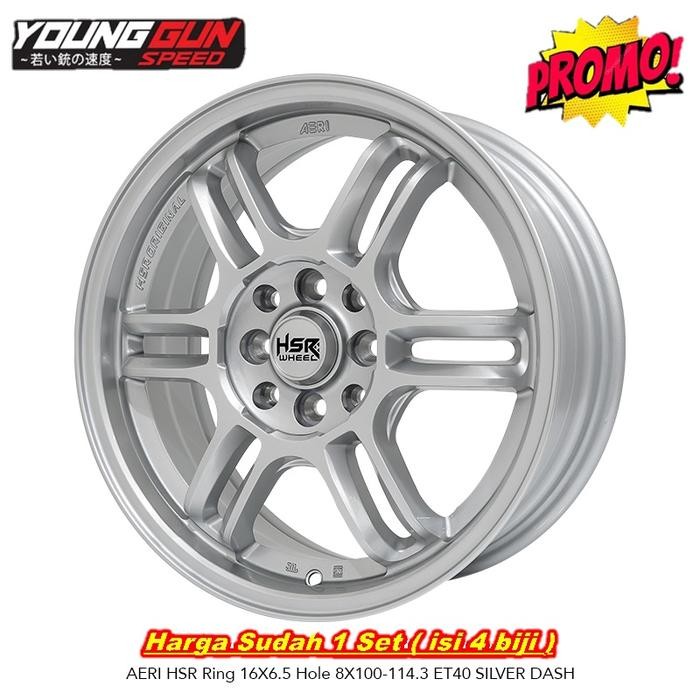 Ready Stok! Velg Mobil Ring 16 HSR AERI Velg Racing r16 Model Enkei Rpf01 Jazz Yaris Brio Agya