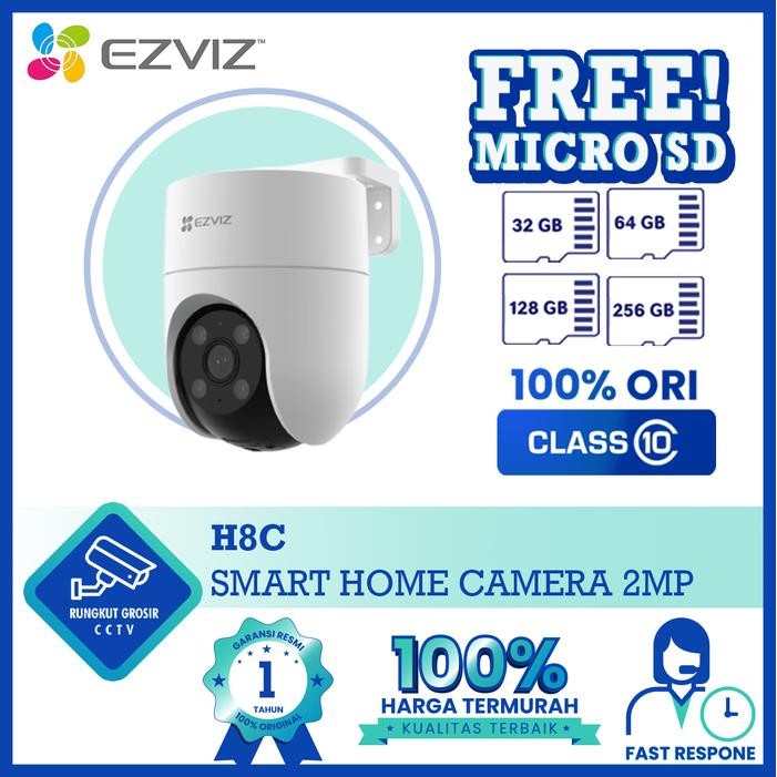 Paket EZVIZ H8C 2MP 2MP Outdoor + MICRO SD