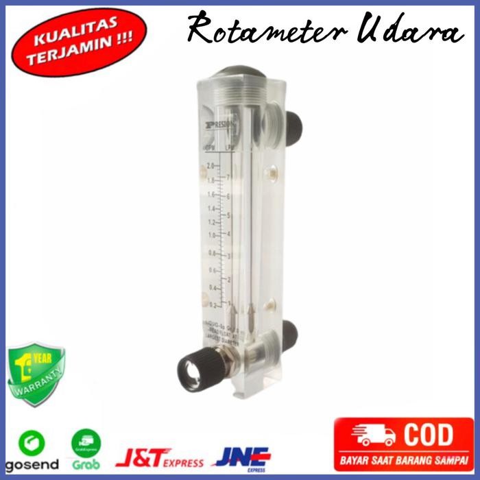 Rotameter Flowmeter Udara Air 100 lpm NLPM
