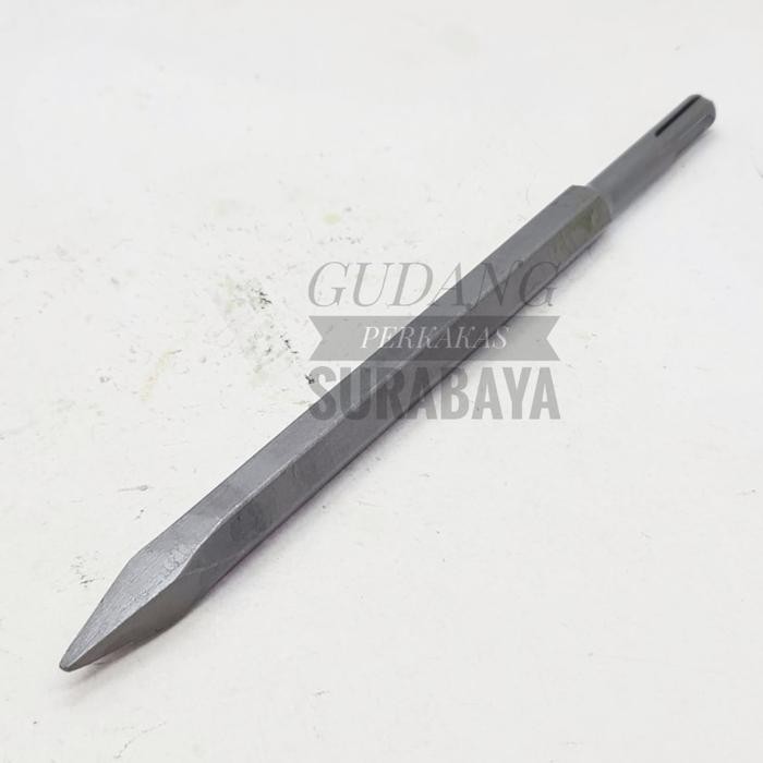 SDS chisel lancip as 14mm mata bor bobok bor beton bull point chisel