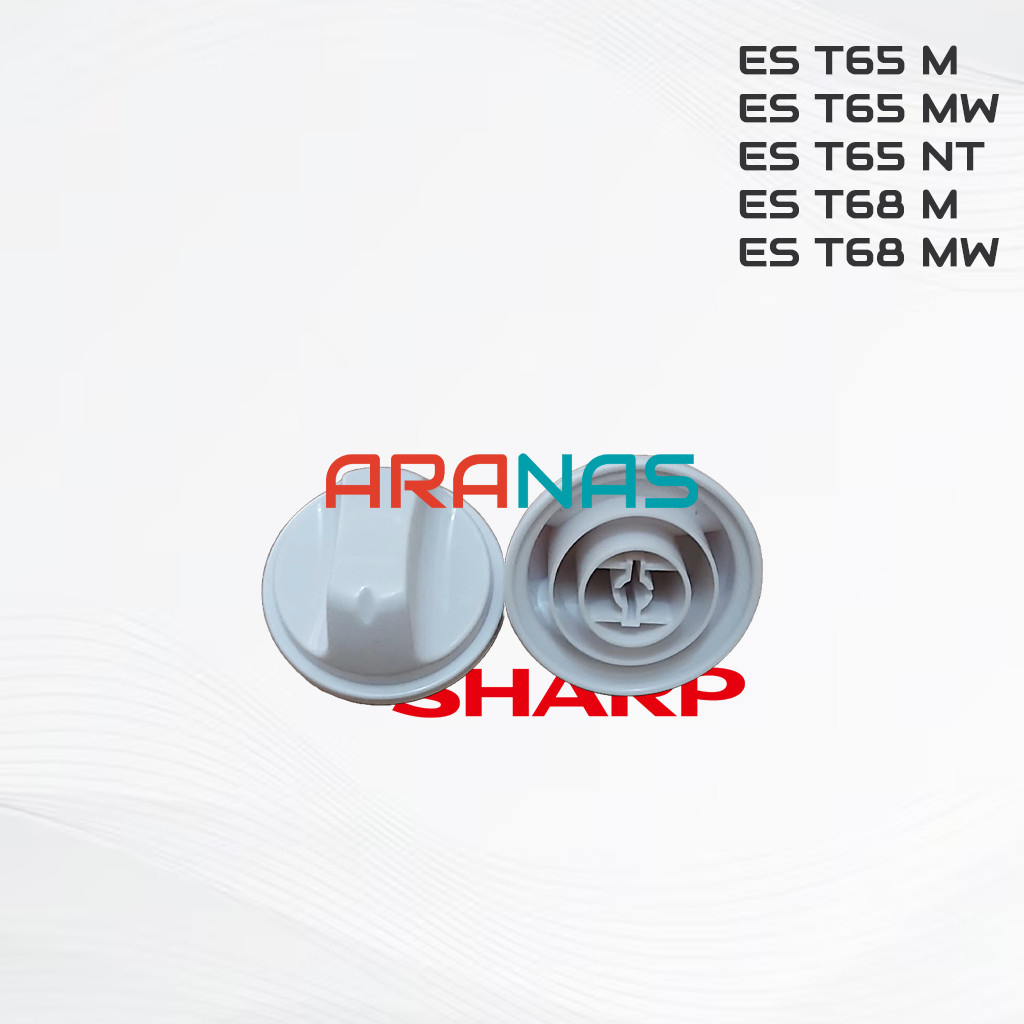 KNOP TIMER ES T65M T65MW T65NT T68M T68MW Tombol Putaran Mesin Cuci 2 Tabung SHARP T65 T68 M MW NT