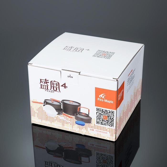 NESTING FIRE MAPLE FEAST 4 COOKING SET CAMPING HIKING ULTRALIGHT KODE 1125