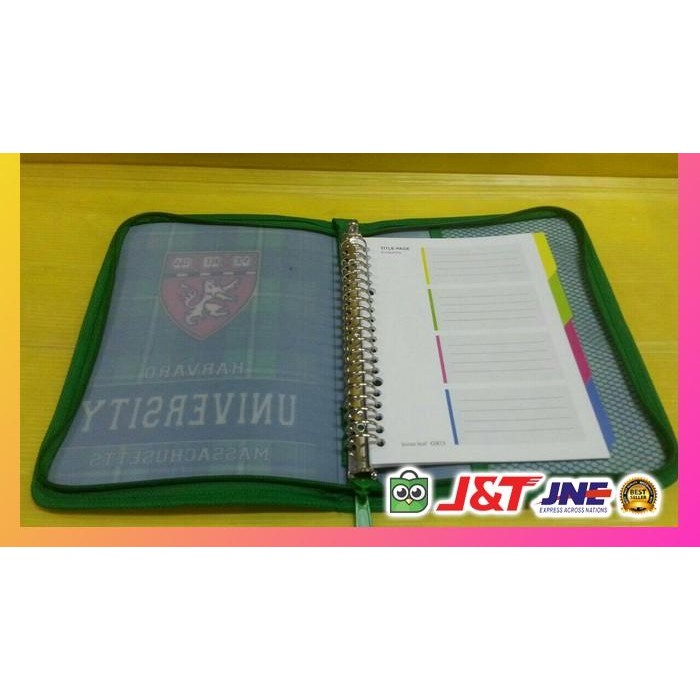 

kiky zipper binder file a5 buku binder a5 binder file a5 kode 580