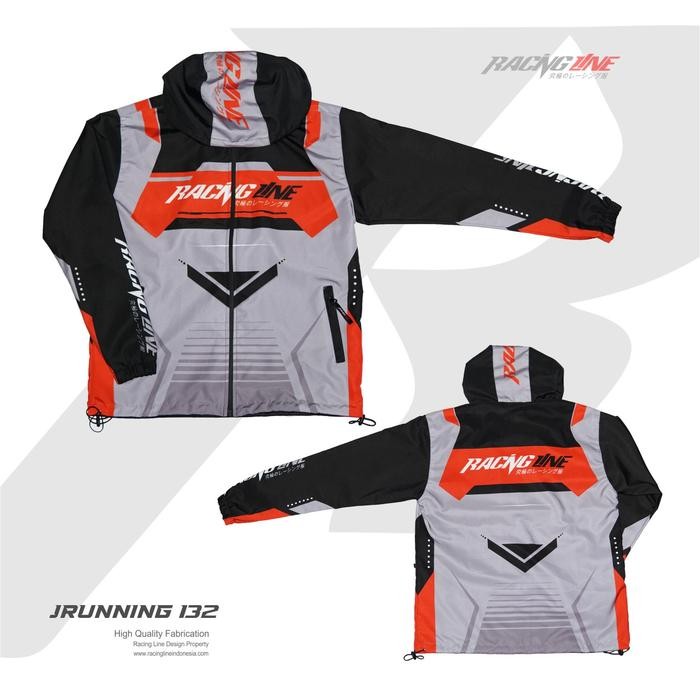 SIAPKIRIM Jaket Racing Line Original Parasut Waterproof 132 READY STOCK