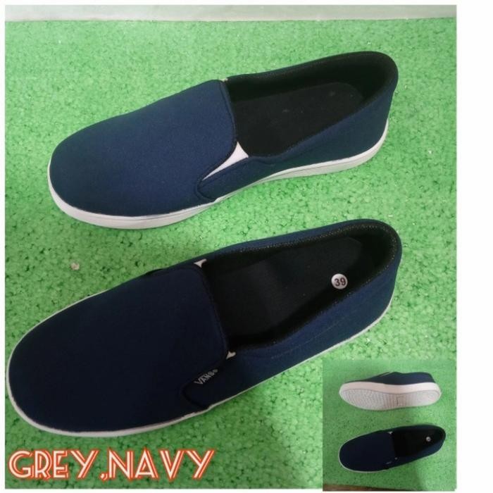 Saint Barkley - Sepatu Slip On Pria Santai -Sepatu Pria Tanpa Tali
