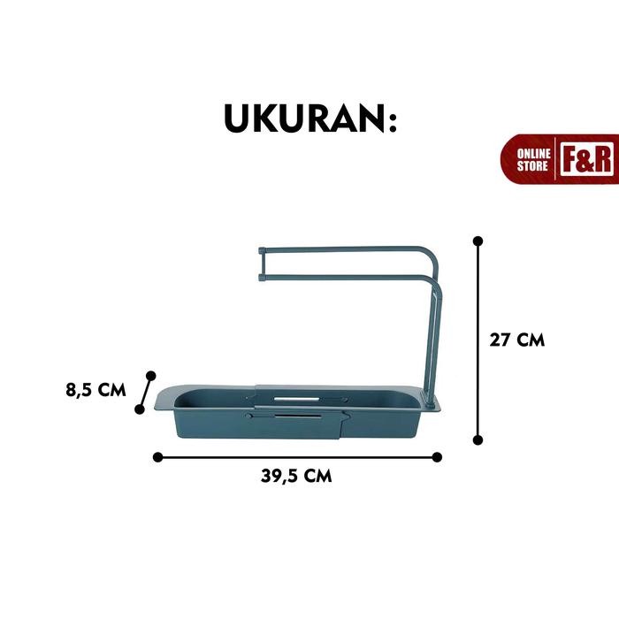 ID' RAK TIRISAN SPON TEMPAT SPONS CUCI PIRING LAP MEJA DAPUR WASTAFEL KITCHEN SPONGE RAG RACK