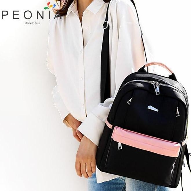 Elizabeth'S Bags - Joana Water Resistant Ransel Korea Tas Wanita Punggung Kantor Kerja Sekolah