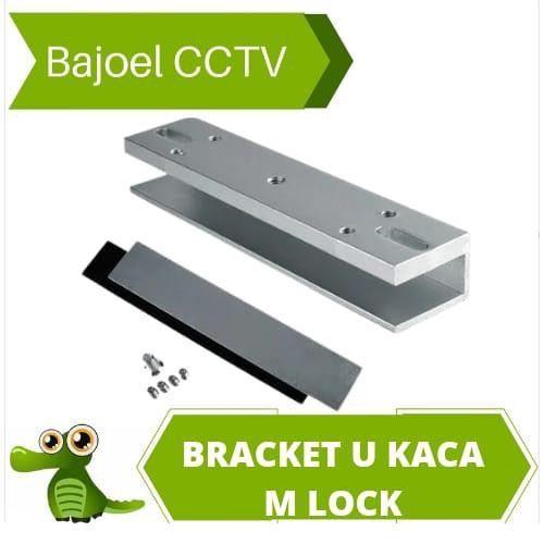 BRACKET U M LOCK KACA