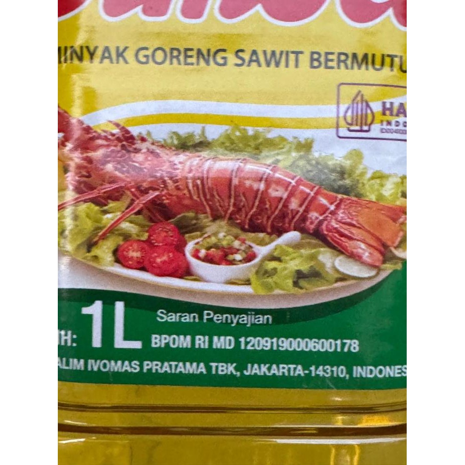 

[Botol] Minyak Goreng Bimoli Klasik Botol 1 Liter